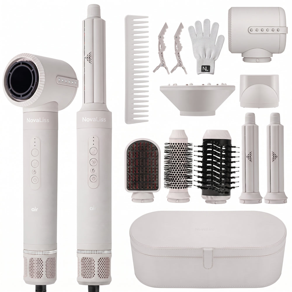 NovaLiss Air Styler 7 in 1 - White Edition