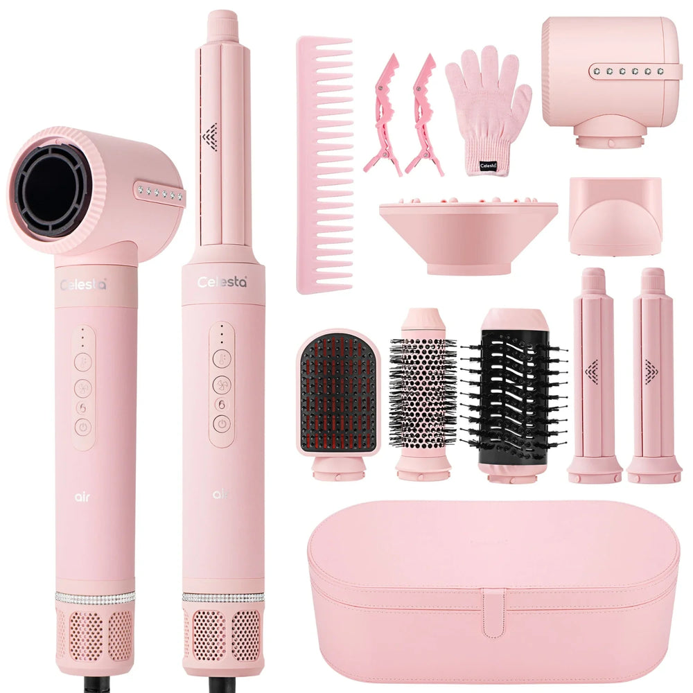 NovaLiss Air Styler 7 in 1 - Pink Edition